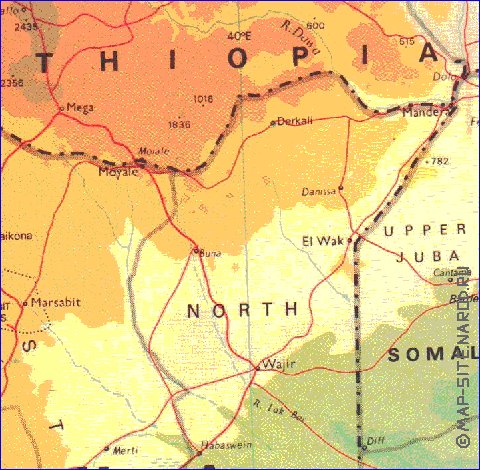 carte de Kenya