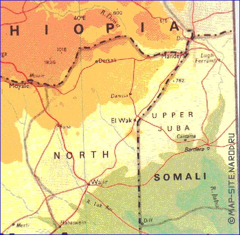 carte de Kenya