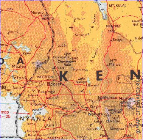 carte de Kenya