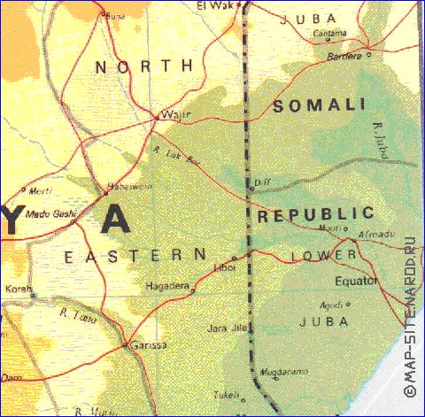 carte de Kenya