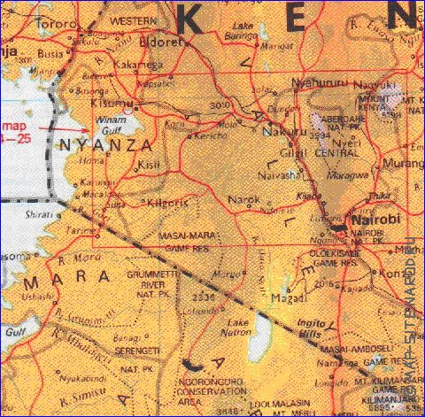 carte de Kenya