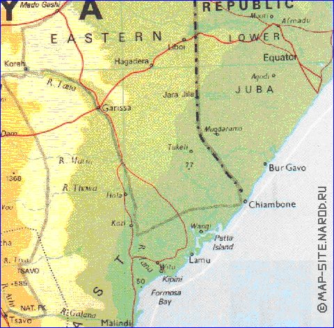 carte de Kenya