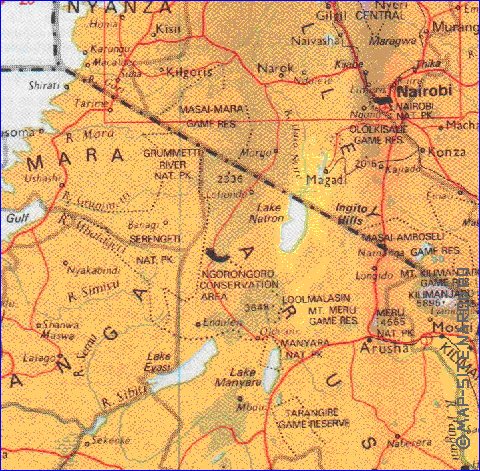 carte de Kenya