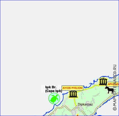 Administratives carte de Chypre