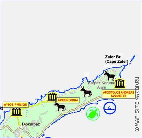 Administratives carte de Chypre