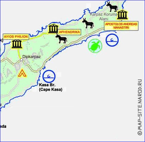 Administratives carte de Chypre