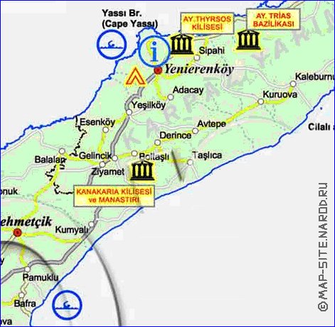 Administratives carte de Chypre