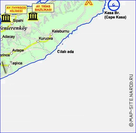 Administratives carte de Chypre