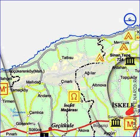 Administratives carte de Chypre