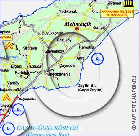 Administratives carte de Chypre