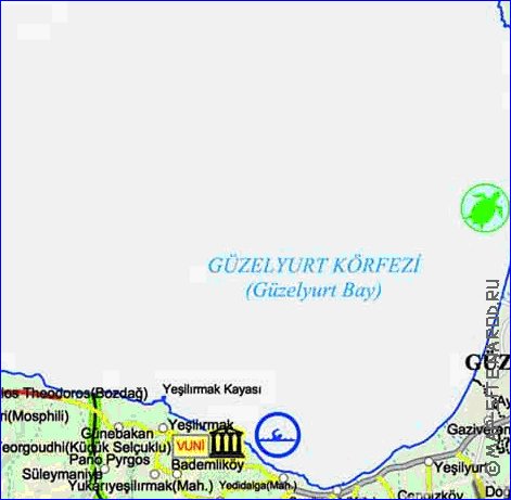 Administratives carte de Chypre