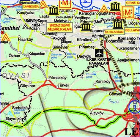 Administratives carte de Chypre