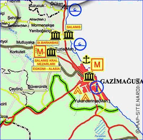 Administratives carte de Chypre