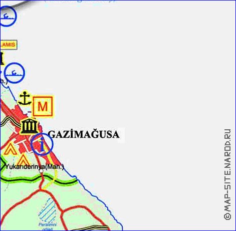 Administratives carte de Chypre