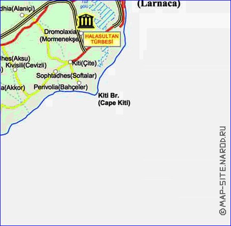 Administratives carte de Chypre