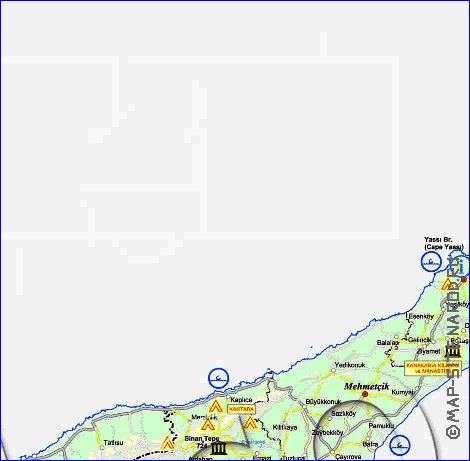 Administratives carte de Chypre