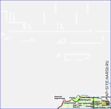 Administratives carte de Chypre