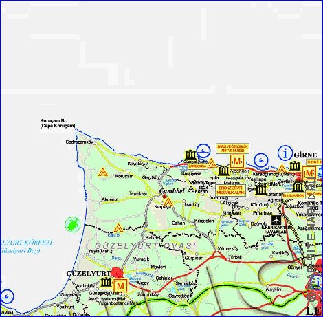 Administratives carte de Chypre