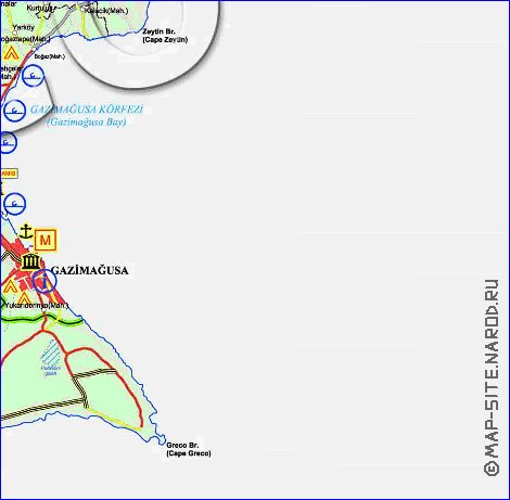 Administratives carte de Chypre