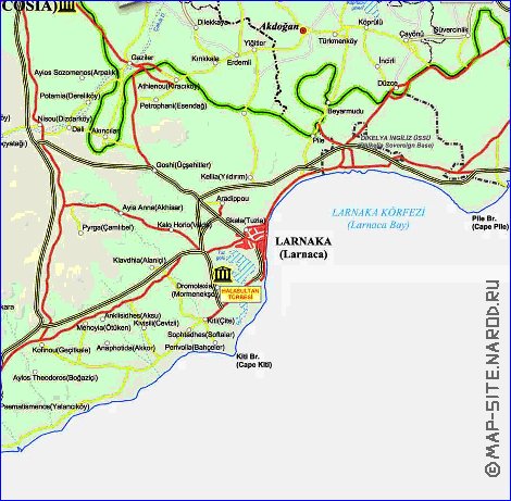 Administratives carte de Chypre