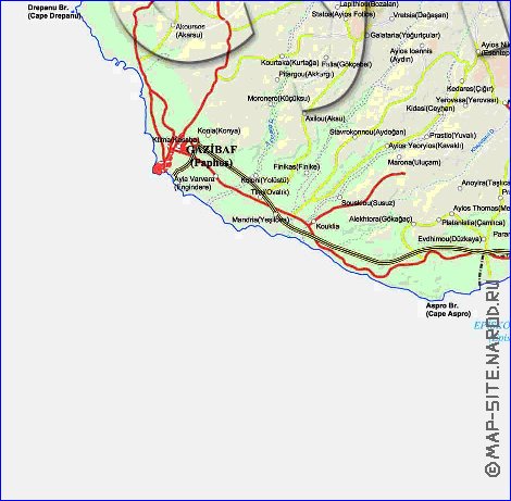 Administratives carte de Chypre