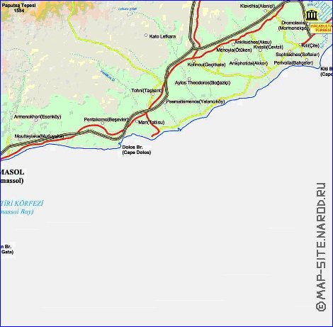 Administratives carte de Chypre