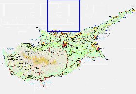 Administratives carte de Chypre