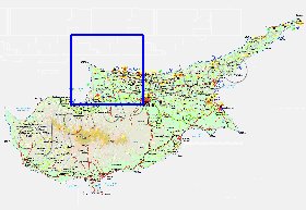 Administratives carte de Chypre