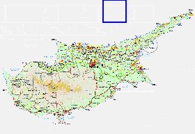 Administratives carte de Chypre