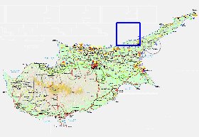 Administratives carte de Chypre