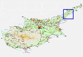 Administratives carte de Chypre