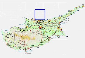 Administratives carte de Chypre