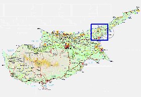 Administratives carte de Chypre