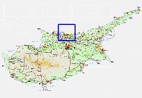 Administratives carte de Chypre