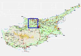 Administratives carte de Chypre