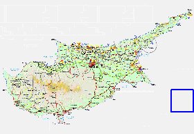 Administratives carte de Chypre