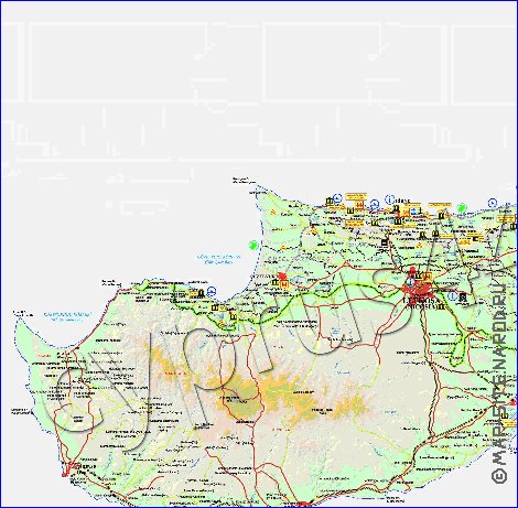 Administratives carte de Chypre