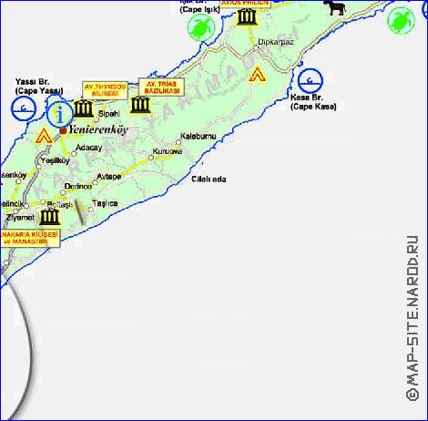 Administratives carte de Chypre