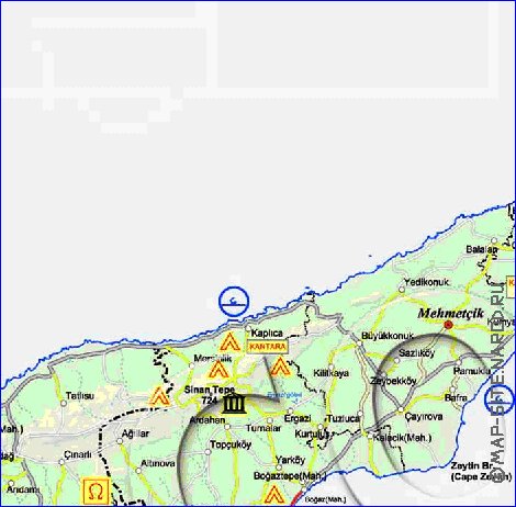 Administratives carte de Chypre