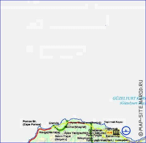 Administratives carte de Chypre