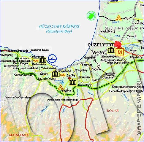 Administratives carte de Chypre