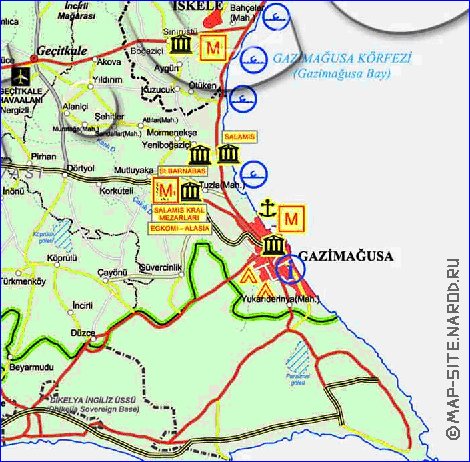 Administratives carte de Chypre