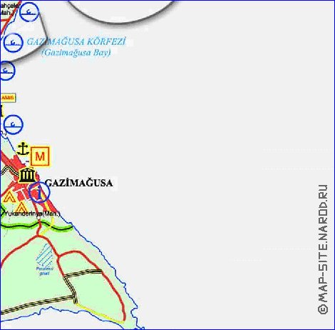 Administratives carte de Chypre