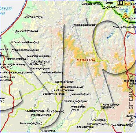 Administratives carte de Chypre