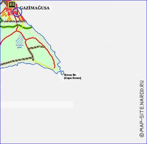 Administratives carte de Chypre