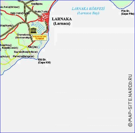 Administratives carte de Chypre