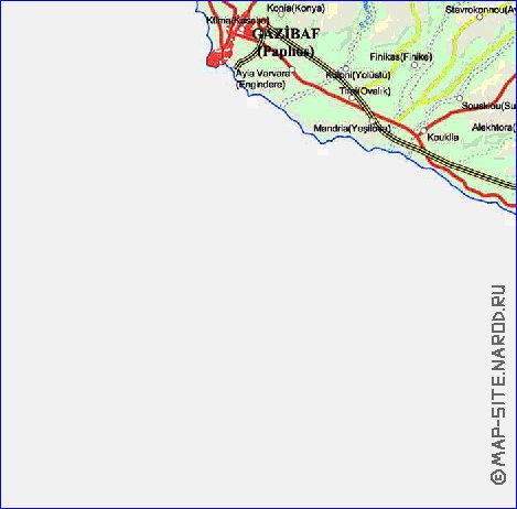 Administratives carte de Chypre