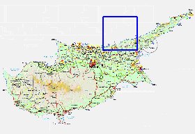 Administratives carte de Chypre