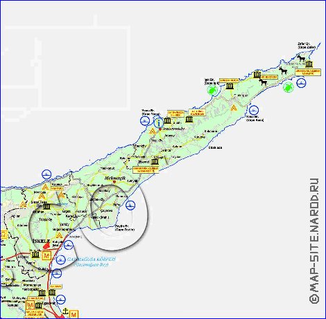 Administratives carte de Chypre