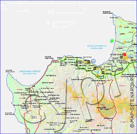 Administratives carte de Chypre